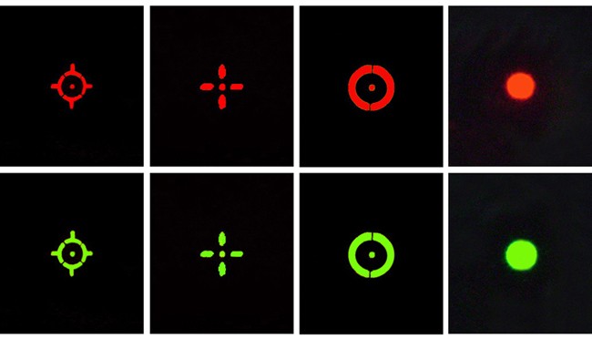 Holographic 4 Reticle Red Green Dot Sight Scope 20mm rail mount